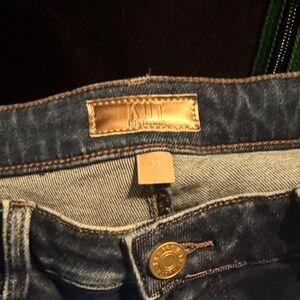 Kut from the Kloth Denim Jeans with Gold Accents